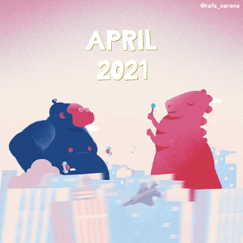 April 2021 calendar button