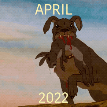 APRIL 2022 calendar button