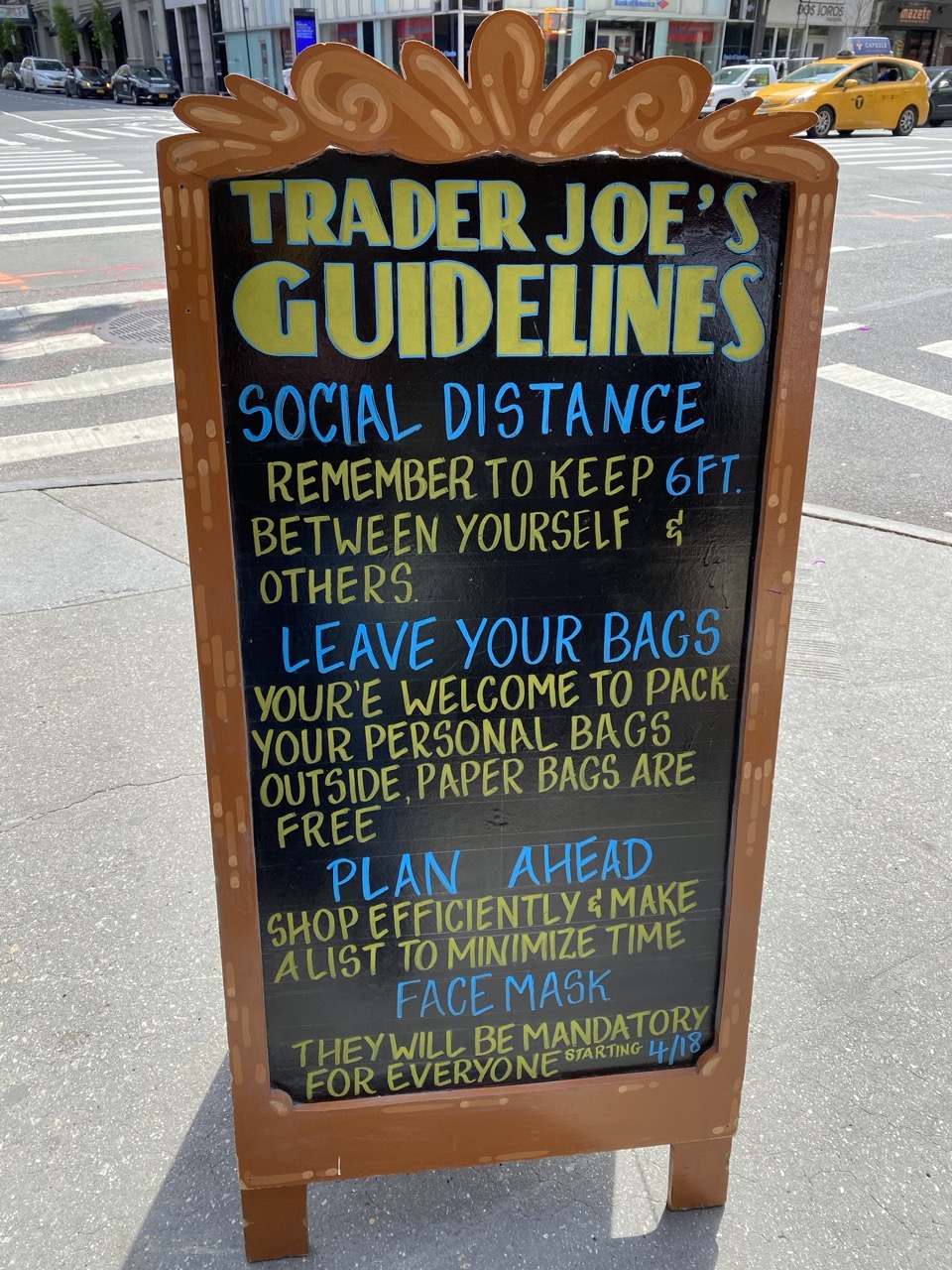 Trader Joe's Guidlines