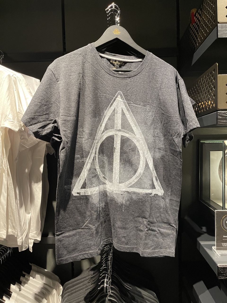 a Picture of the Deathly Hallows Tee shirt